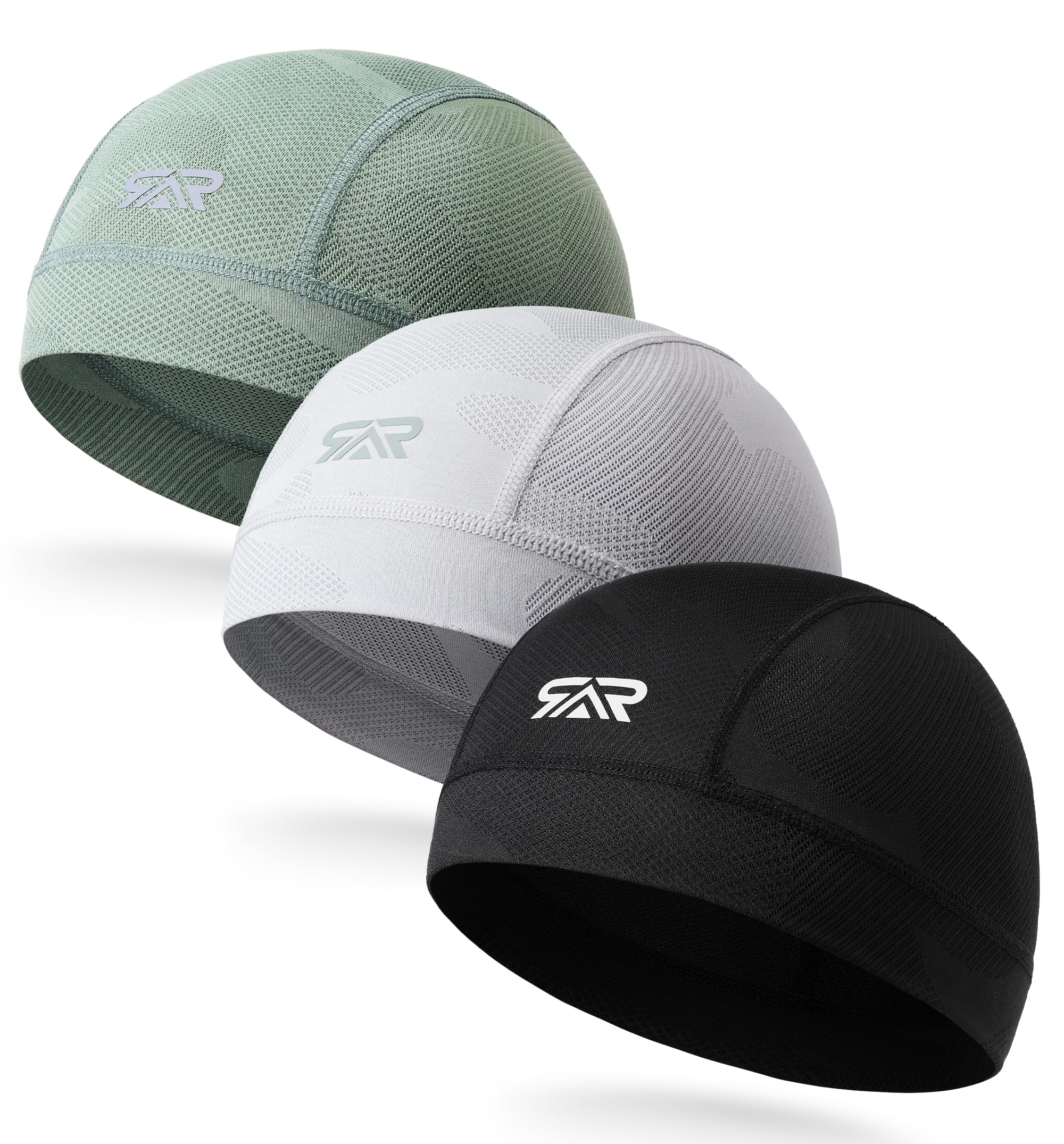 3-Pack Camo Helmet Liner Skull Cap Breathable Mesh for Men Women